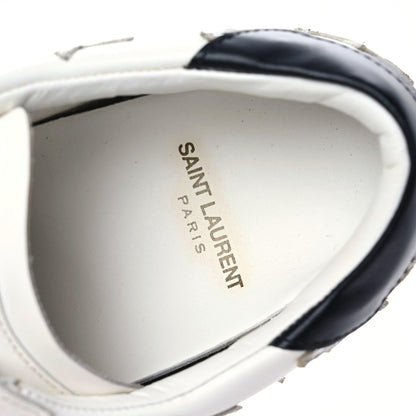 Saint Laurent Nappa Star Court Sneakers 39 Off White 9 of 13