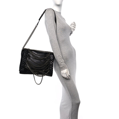 Chanel Calfskin Enchained XL Boy Flap Black 3 of 13