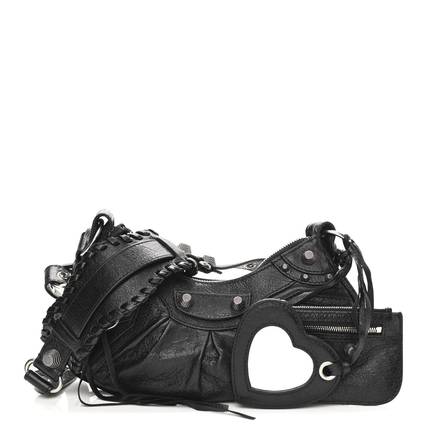 Agneau Arena Le Cagole Shoulder Bag XS Black