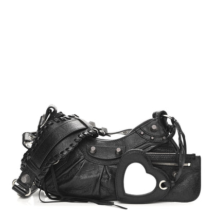 Balenciaga Agneau Arena Le Cagole Shoulder Bag XS Black 1 of 15