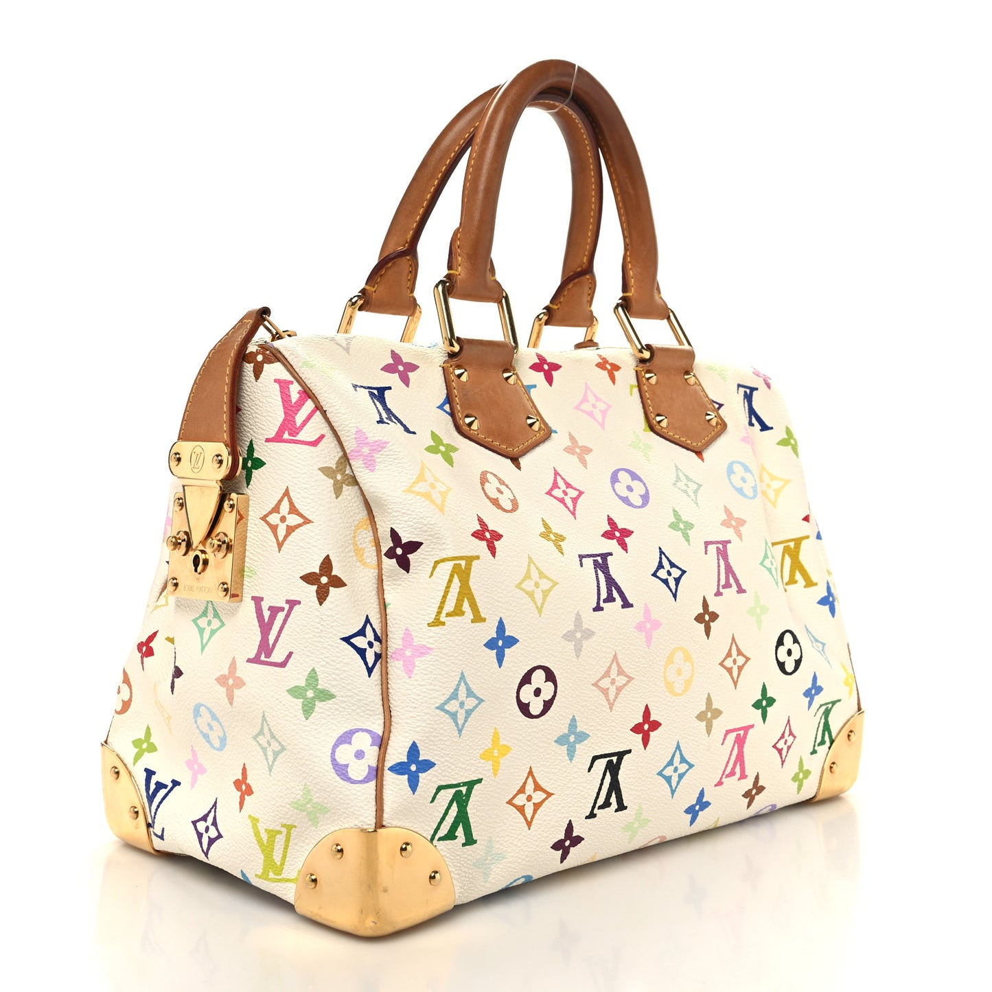Monogram Multicolor Speedy 30 White