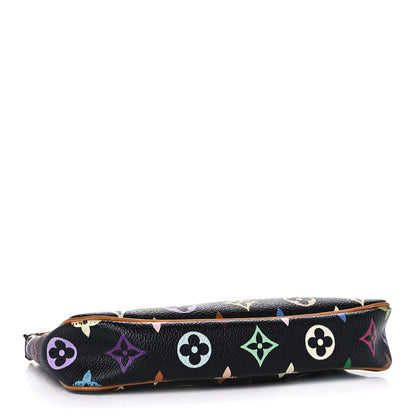 Louis Vuitton Monogram Multicolor Pochette Accessories Black 4 of 10