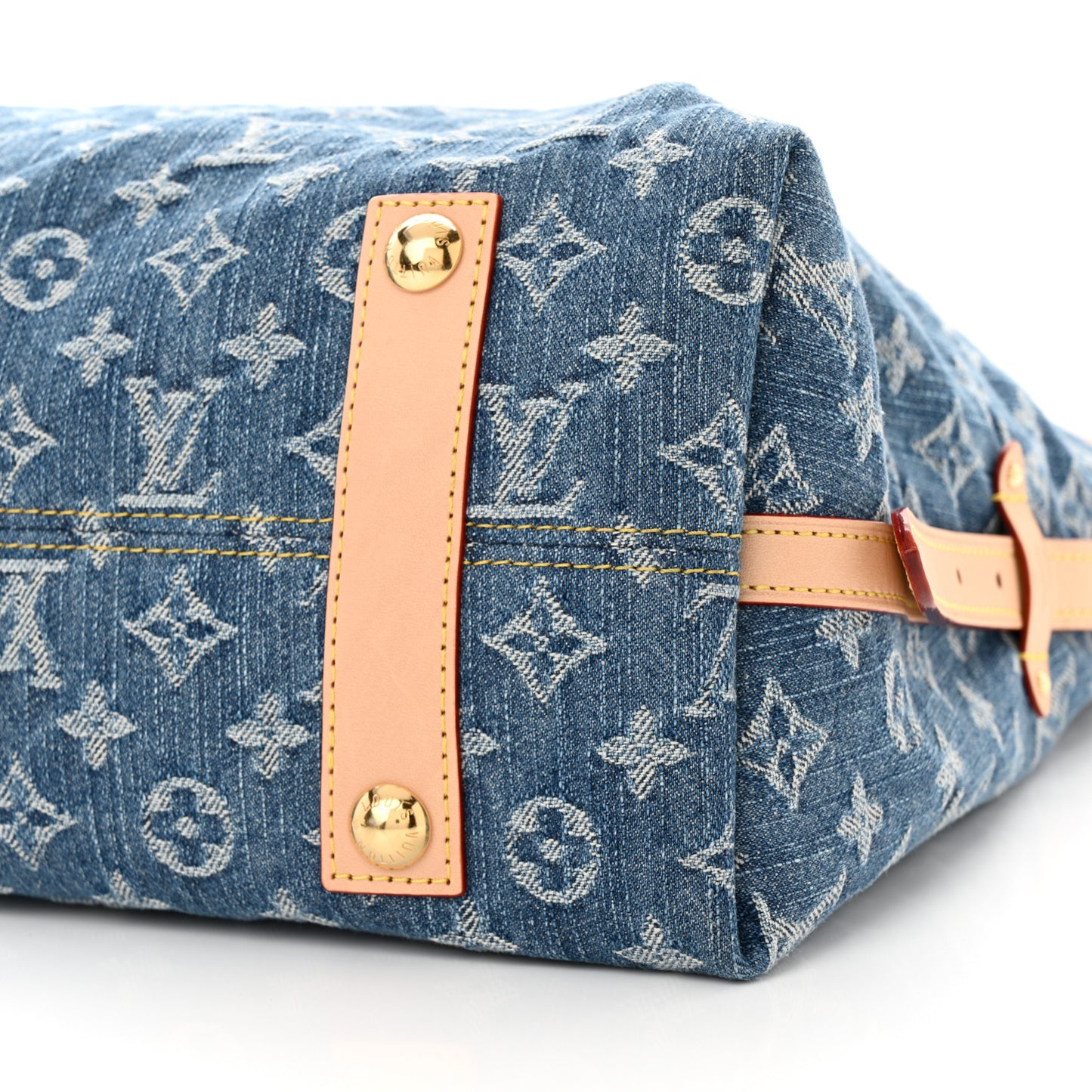 Monogram Denim CarryAll MM Blue