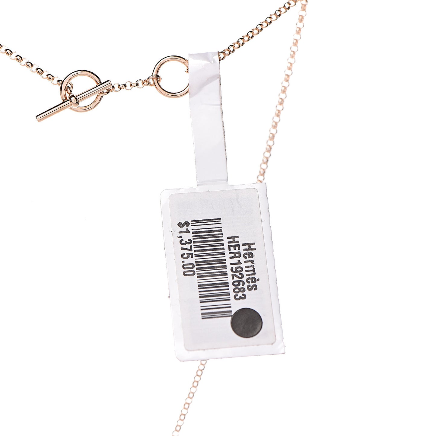 18K Rose Gold Diamond Gambade Pendant Necklace