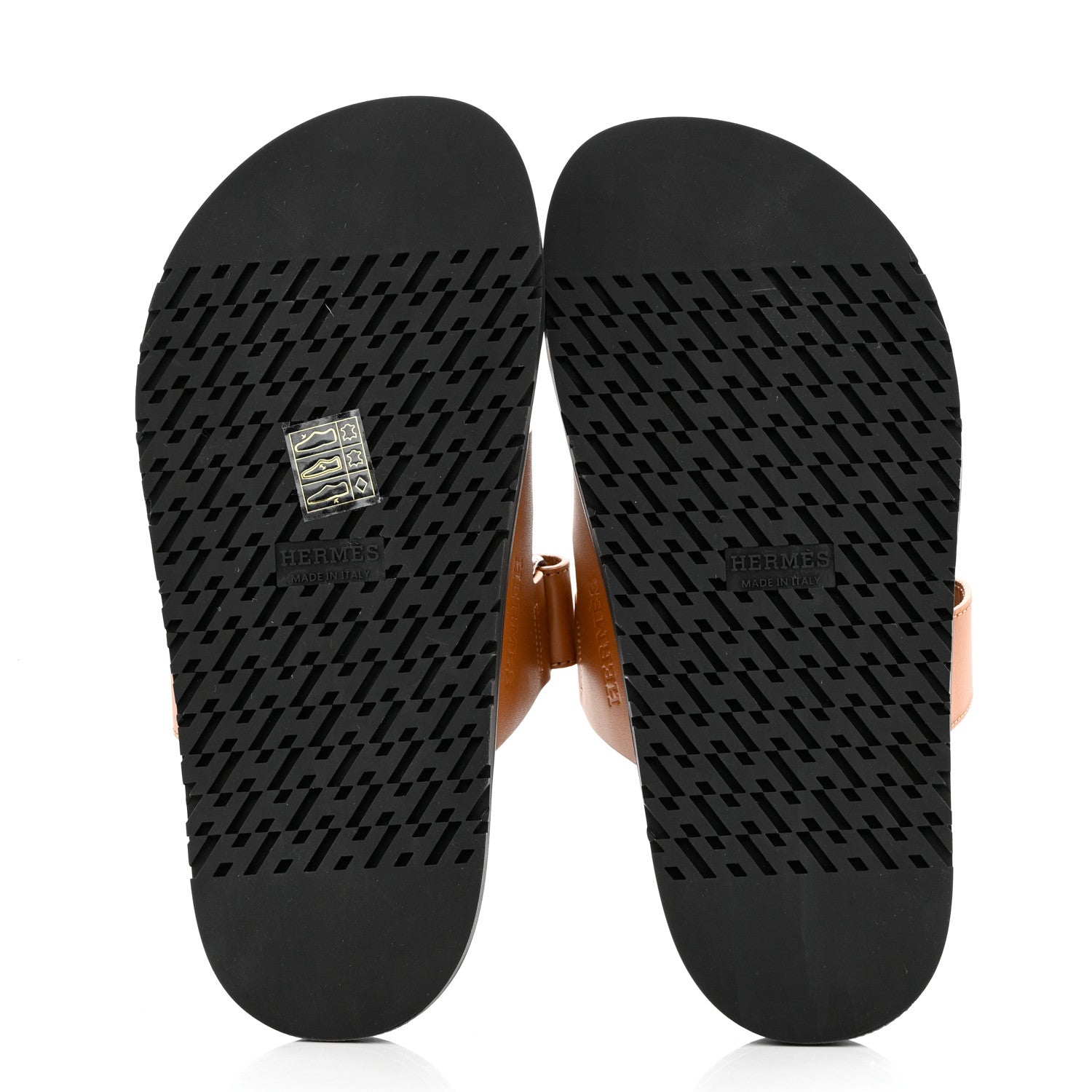 Hermes Calfskin Womens Chypre Sandals 36.5 Naturel 5 of 10