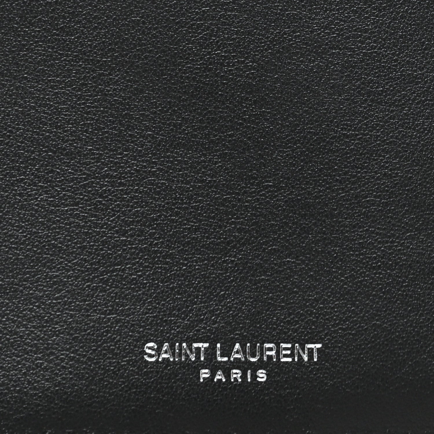 Saint Laurent Calfskin Fragments Card Holder Black 7 of 7
