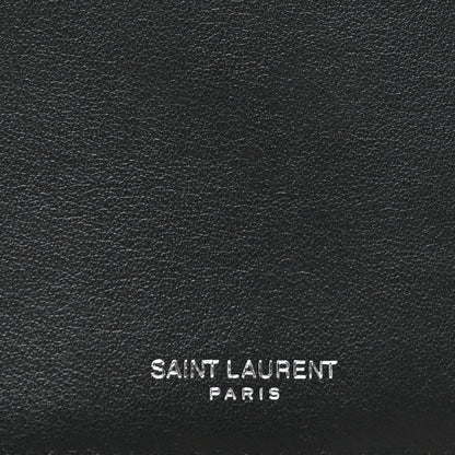 Saint Laurent Calfskin Fragments Card Holder Black 7 of 7