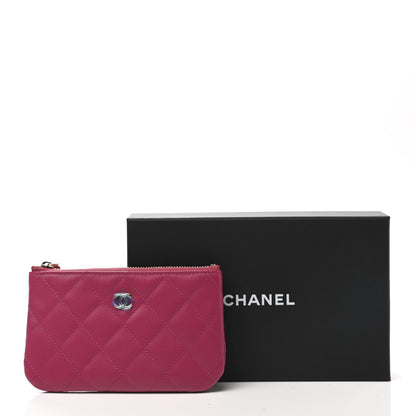 Chanel Caviar Quilted Small Cosmetic Case Fuchsia 8 of 8