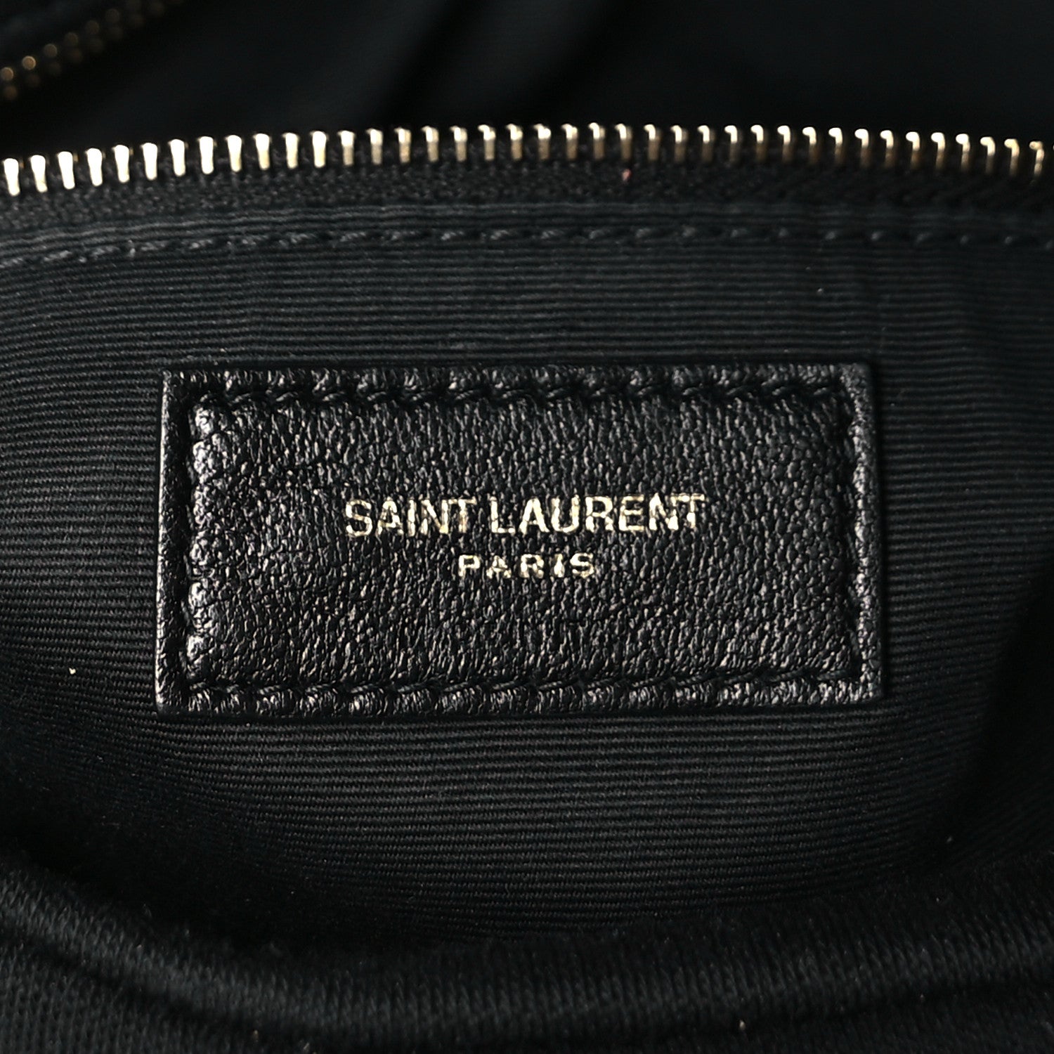 Saint Laurent Wool Jersey Quilted Medium Loulou Puffer Monogram Chain Black 6 of 9