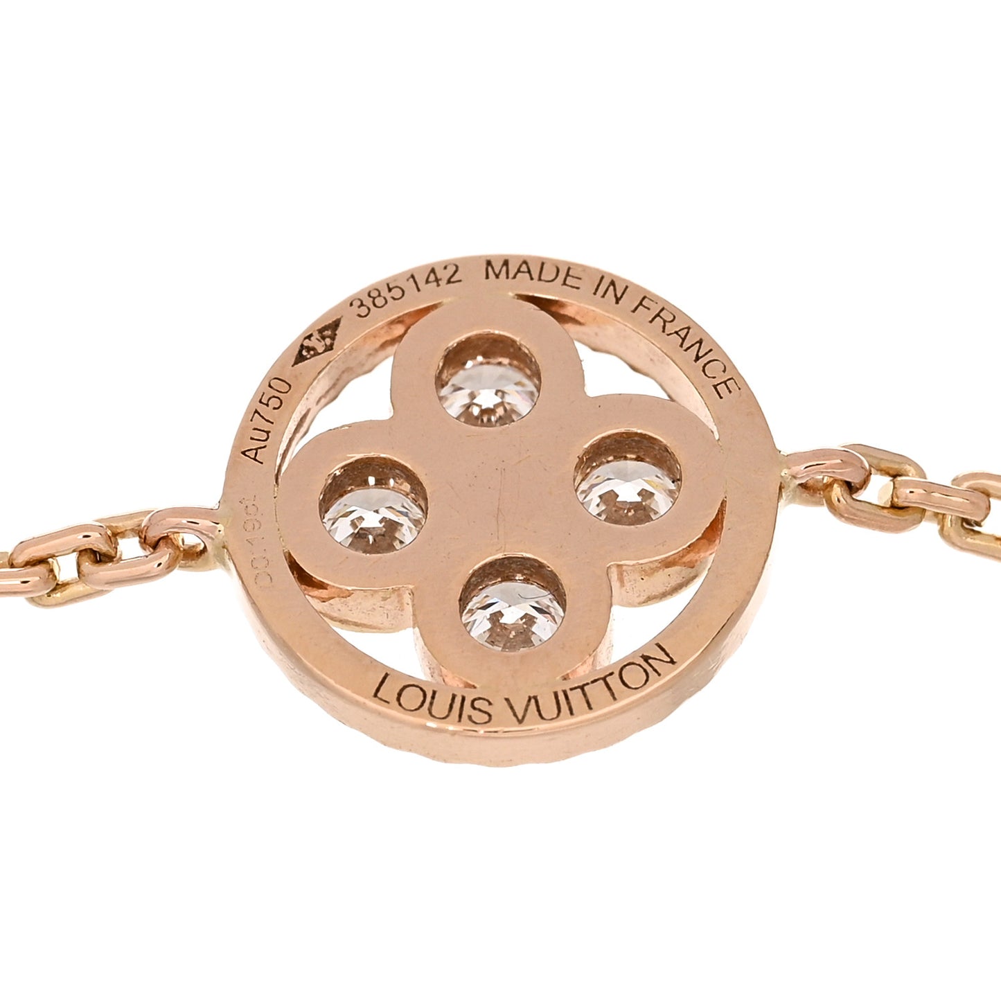 18K Pink Gold Diamond Sun Blossom Bracelet