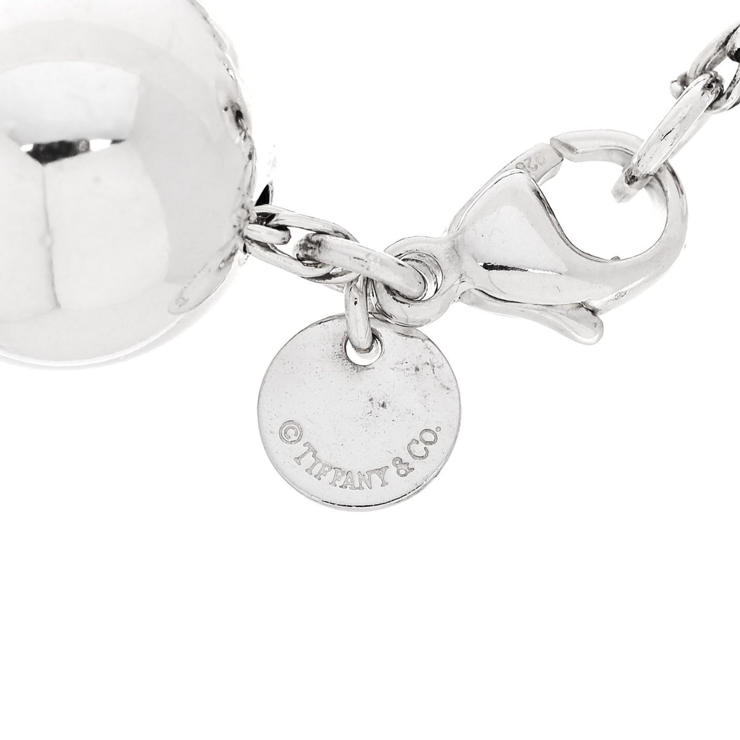 Sterling Silver 10mm Hardwear Ball Bracelet