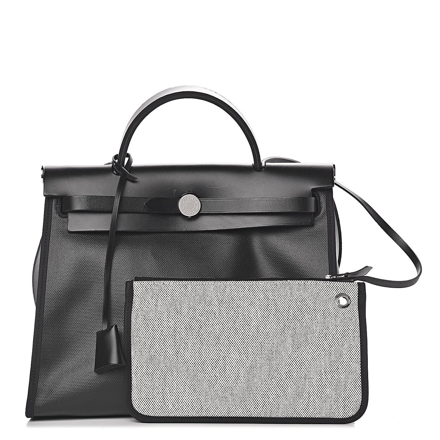 Toile H Berline Vache Hunter Herbag Zip PM 31 Black Ecru