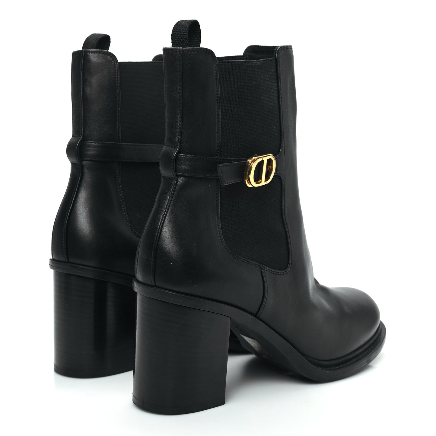 Calfskin Empreinte Ankle Boots 41 Black