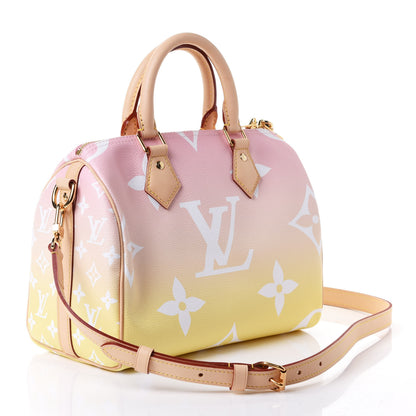 Louis Vuitton Monogram Giant By The Pool Speedy Bandouliere 25 Light Pink 2 of 4