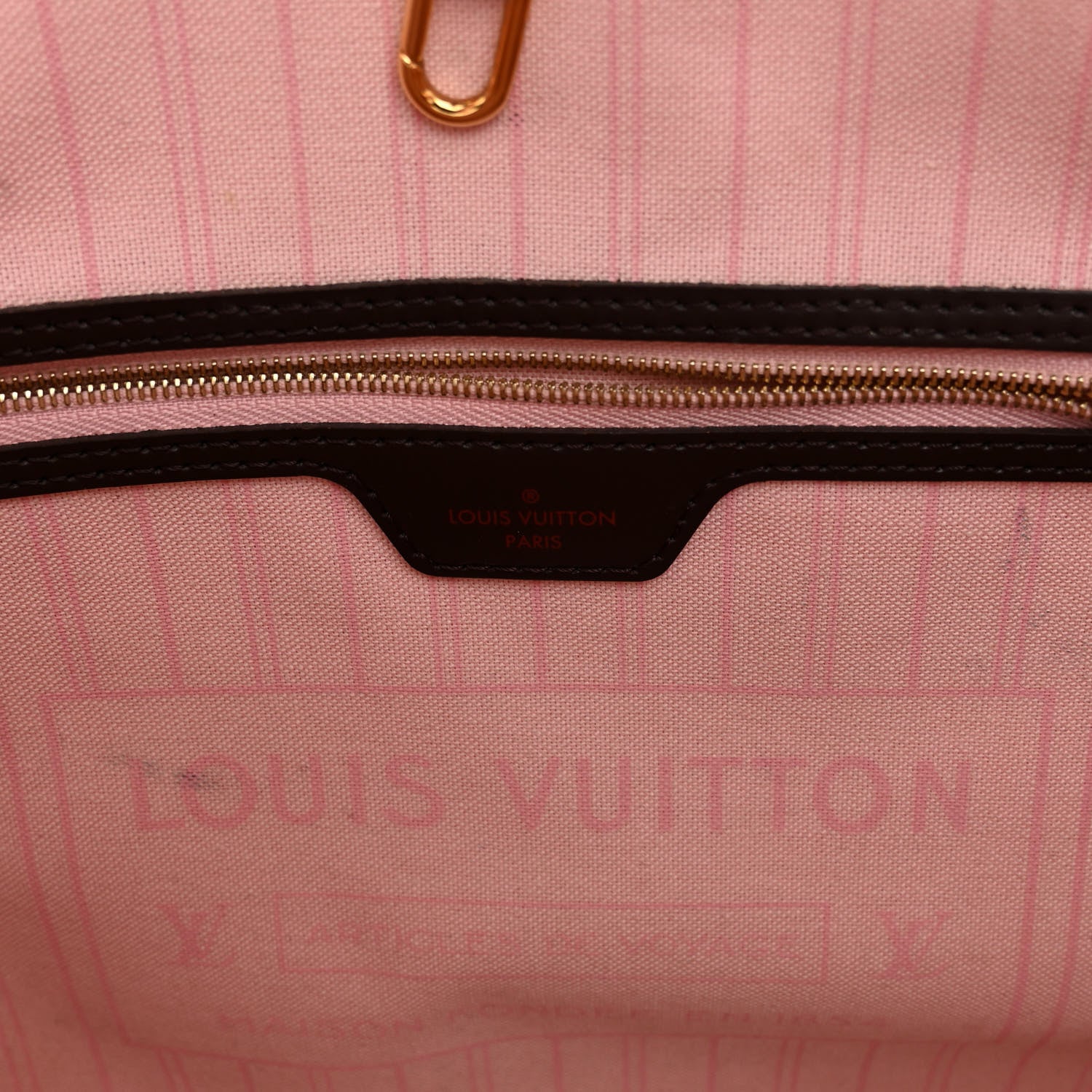 Louis Vuitton Damier Ebene Neo Neverfull MM Rose Ballerine 7 of 12