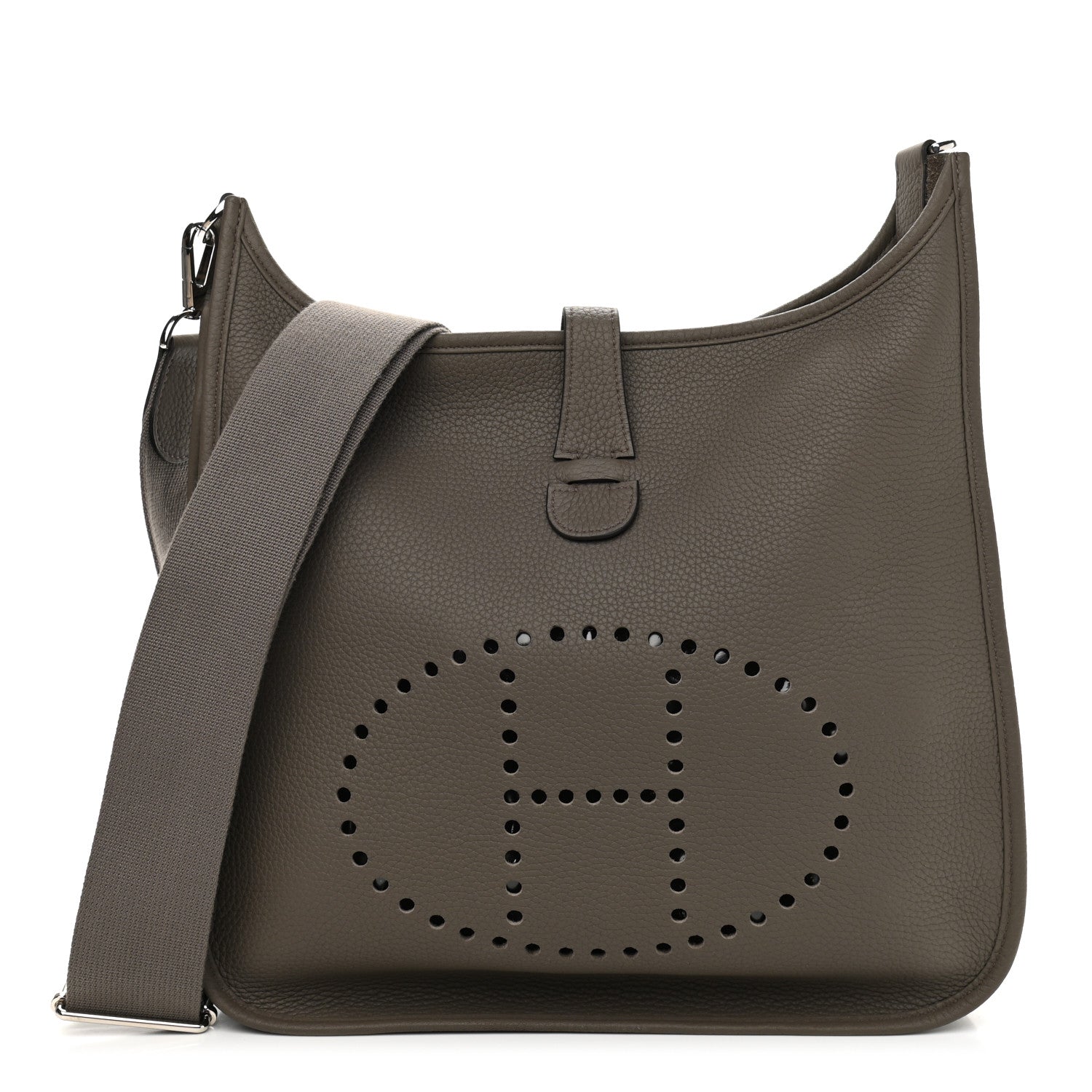 Hermes Taurillon Clemence Evelyne III GM Etain 1 of 10