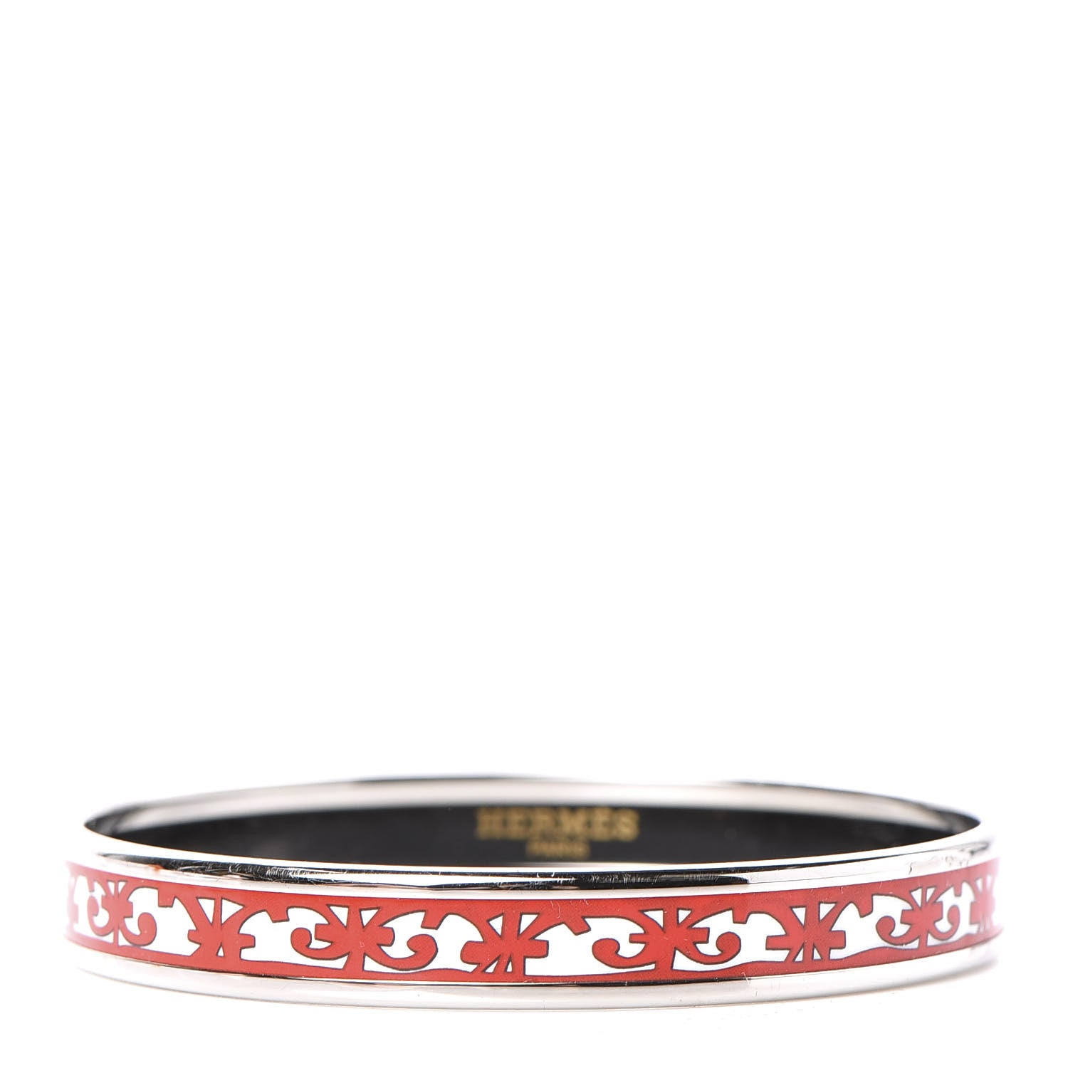 Hermes Enamel Printed Narrow Balcons Du Guadalquivir Bracelet 65 1 of 6