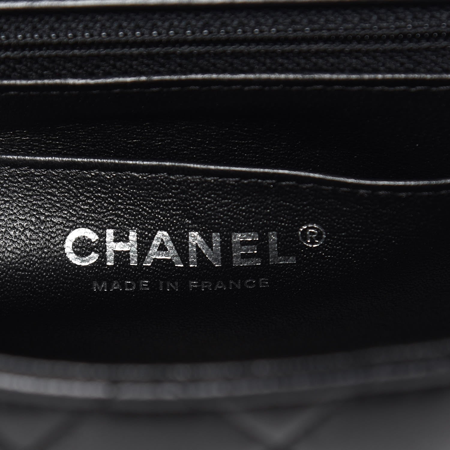 Chanel Lambskin Quilted Mini Square Flap Black 6 of 13