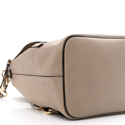 Chloe Suede Calfskin Medium Faye Backpack Motty Grey 9 of 10