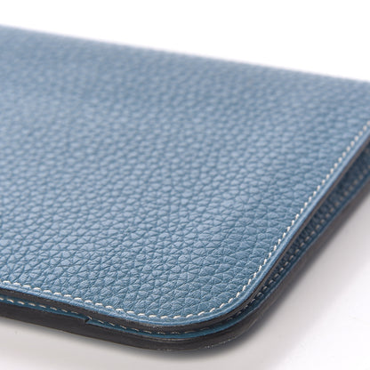 Hermes Togo Dogon Duo Wallet Blue Jean 12 of 18