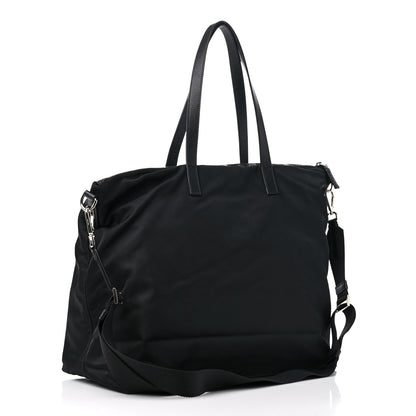 Prada Tessuto Nylon Vela Saffiano Tote Black 3 of 13