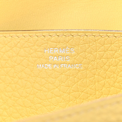 Hermes Togo Dogon Recto Verso Wallet Jaune Poussin 7 of 9