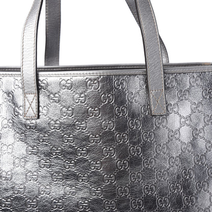 Gucci Guccissima Large Tote Silver 8 of 13
