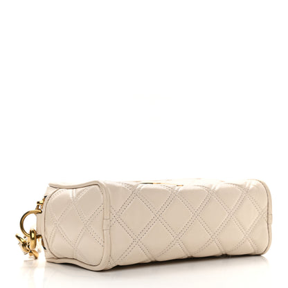 Marc Jacobs Calfskin Quilted The Softshot 21 Bag Ivory 4 of 14