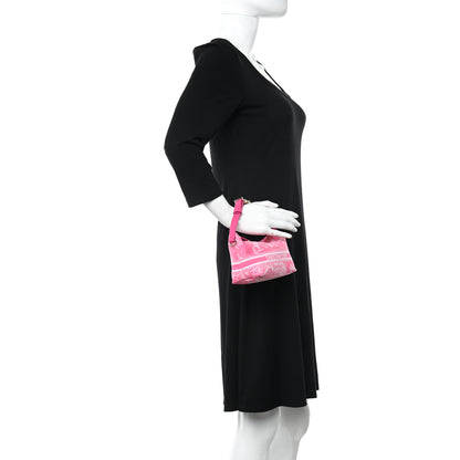 Christian Dior Canvas De Jouy Diortravel Nomad Pouch Pink 2 of 11