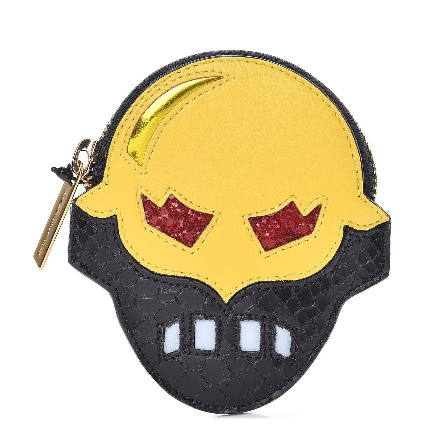 Faux Leather Superstellaheroes Coin Purse Canary Black