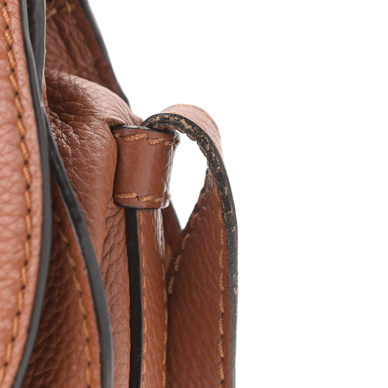 Chloe Calfskin Mini Marcie Round Crossbody Bag Tan 12 of 14