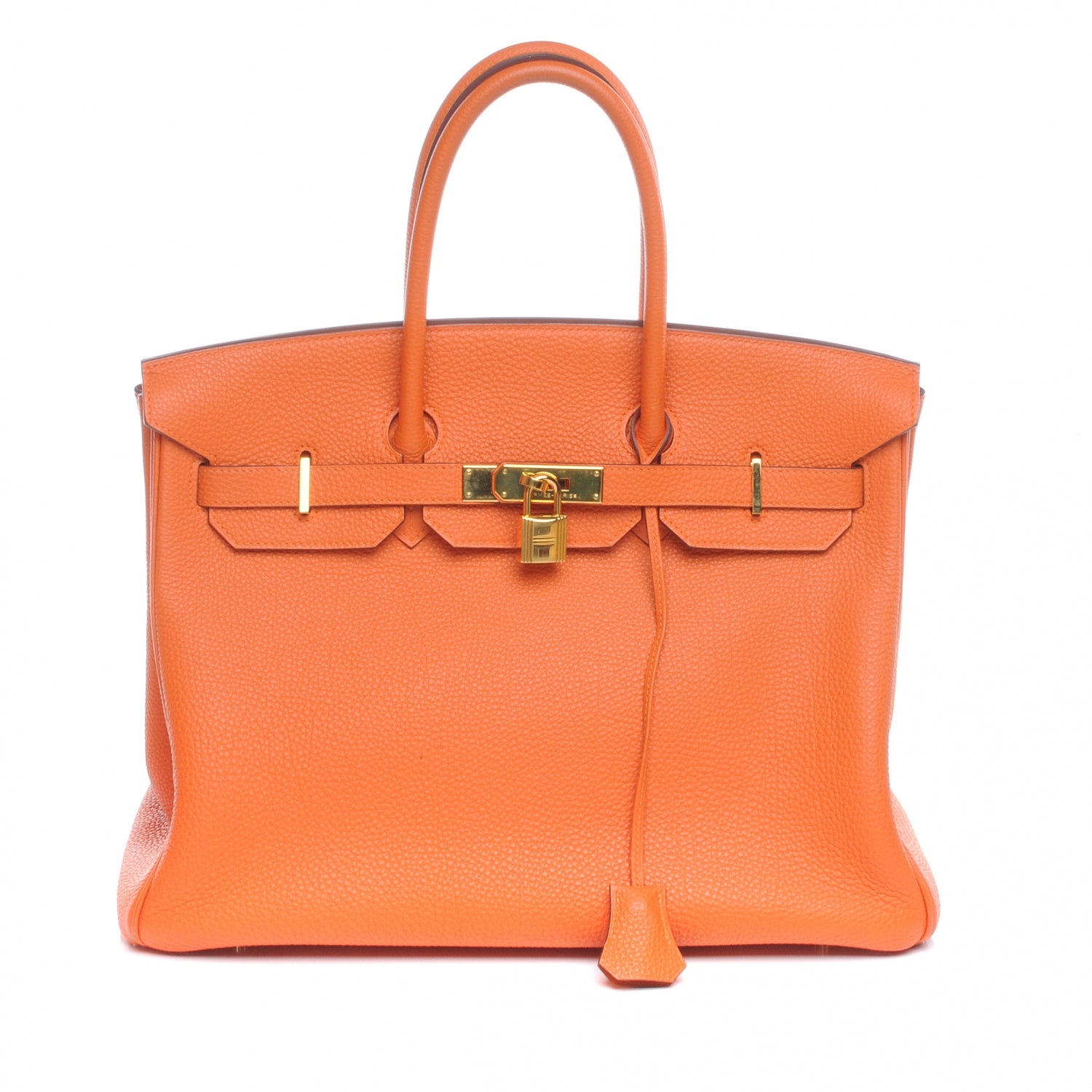 Hermes Togo Birkin 35 Orange 1 of 10