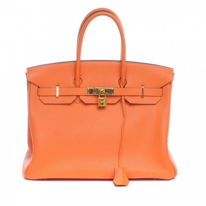 Hermes Togo Birkin 35 Orange 1 of 10