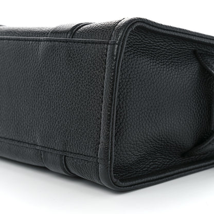 Marc Jacobs Grained Calfskin Small The Tote Bag Black 10 of 10