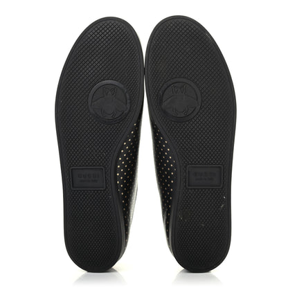 Gucci X SEGA Calfskin GUCCY Stars Mens Falacer Sneakers 12 Black 4 of 4
