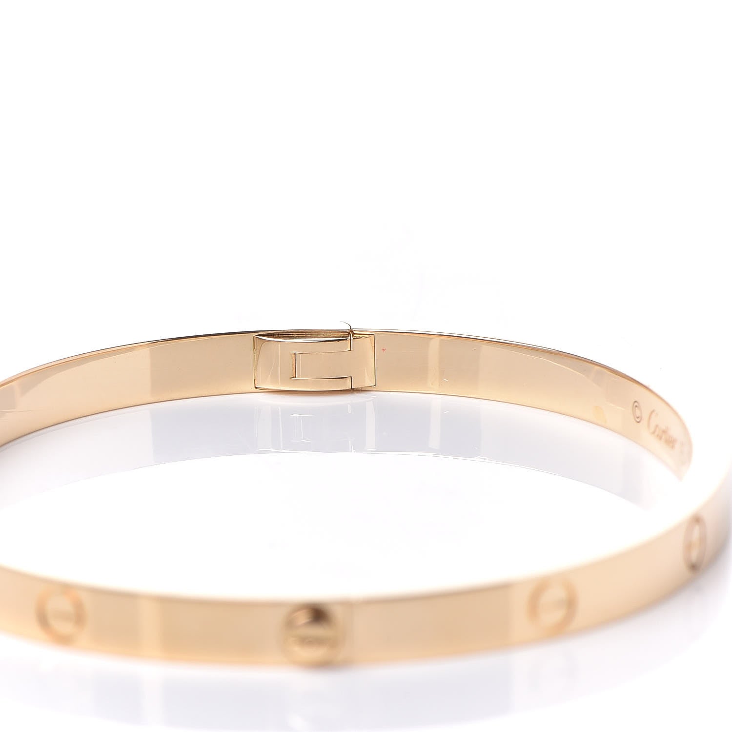 Cartier 18K Yellow Gold Small LOVE Bracelet 15 5 of 6