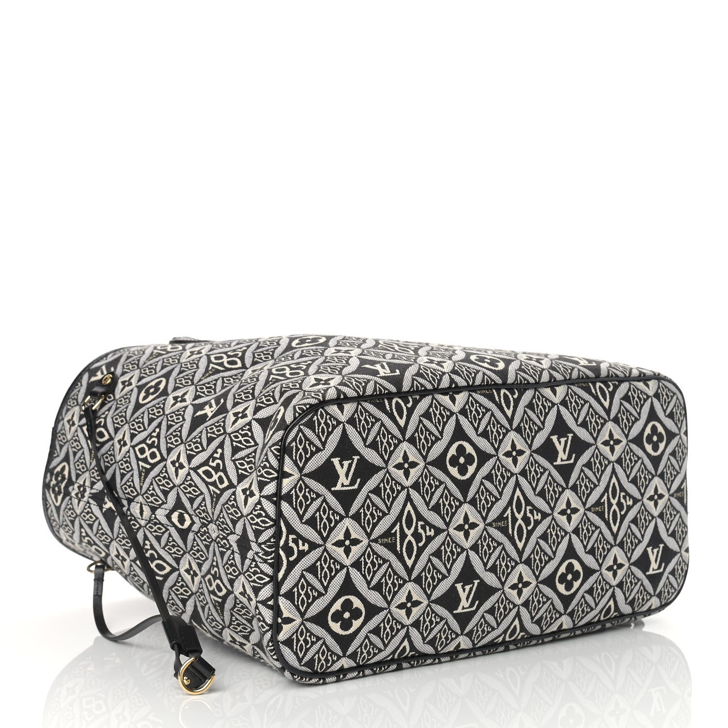 Louis Vuitton Jacquard Since 1854 Neverfull MM Grey 4 of 9