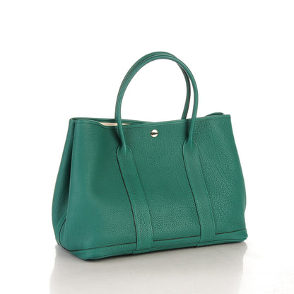 Hermes Negonda Garden Party Tote 36 MM Malachite 3 of 6
