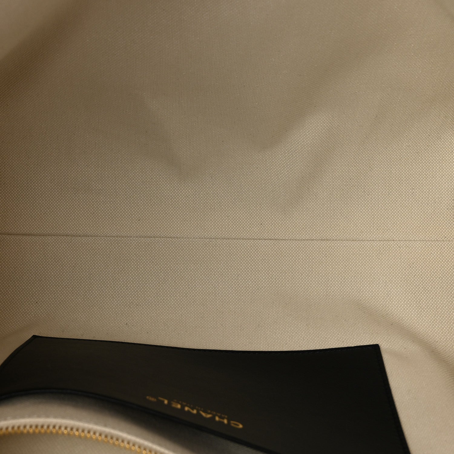 Chanel Suede Quilted Eyes On You Large Shopping Bag Beige 5 of 10