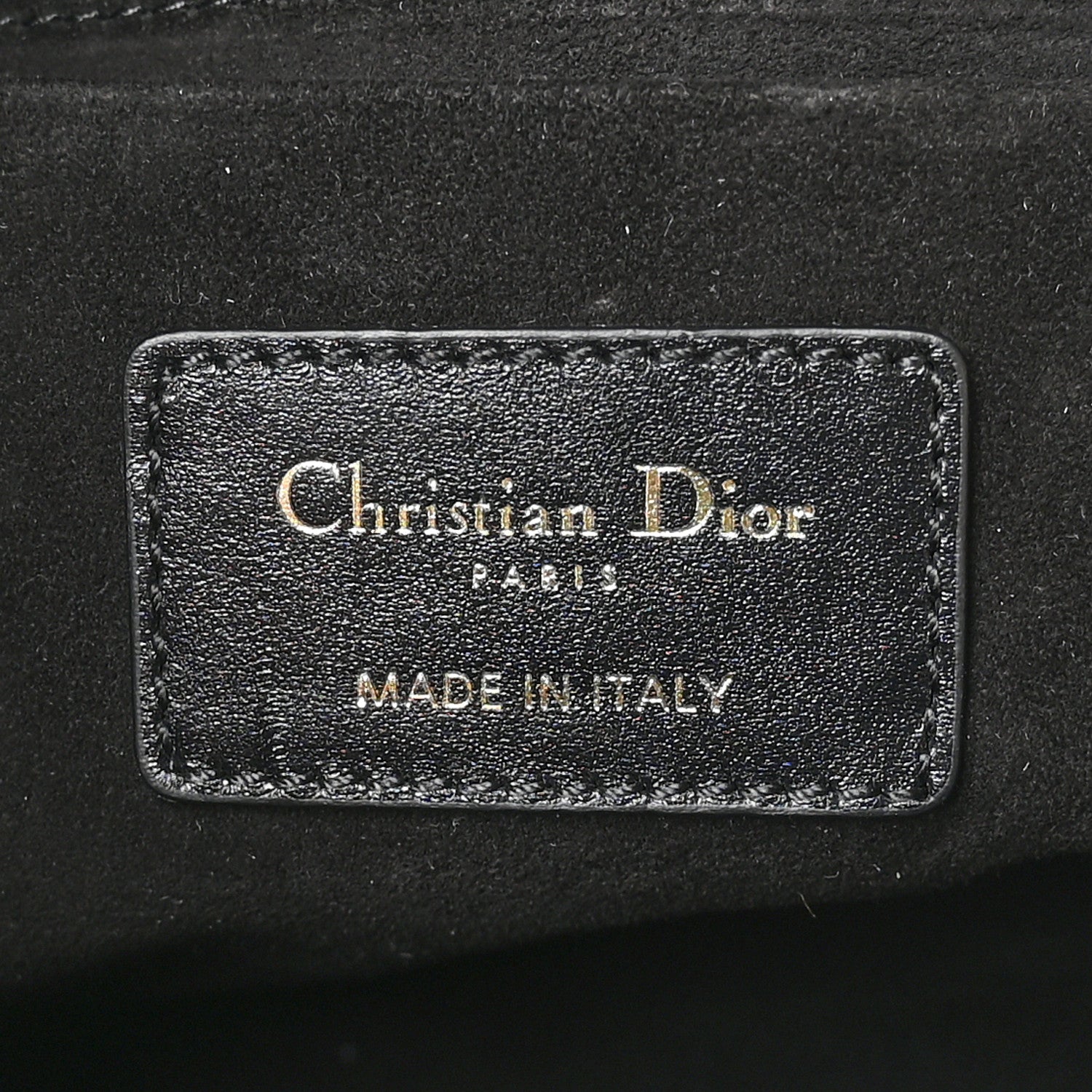 Christian Dior Calfskin Cannage Small The Lady 95.22 Black 6 of 10