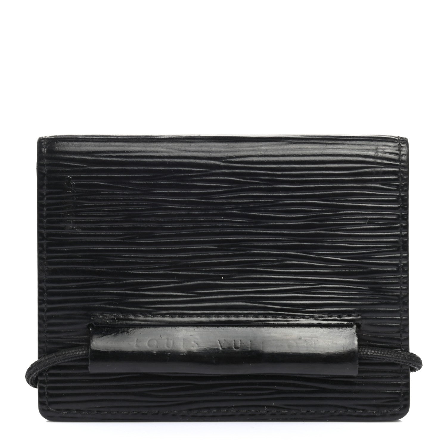Louis Vuitton Epi Porte Monnaie Elastique Wallet Black 1 of 7