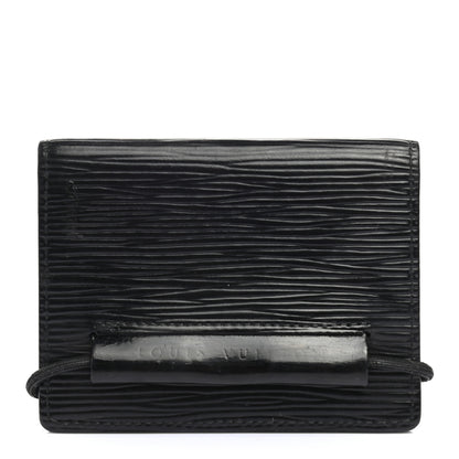Louis Vuitton Epi Porte Monnaie Elastique Wallet Black 1 of 7