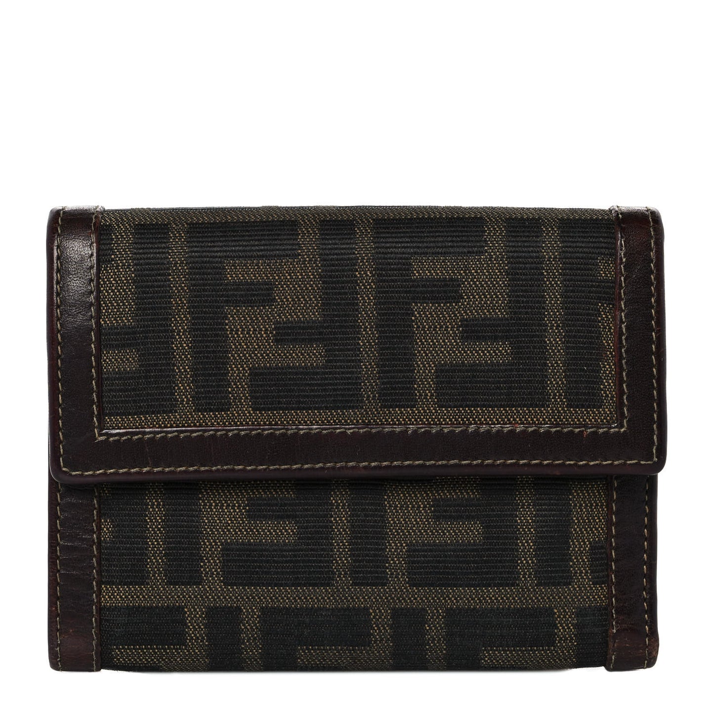 Zucca Compact Wallet Tobacco