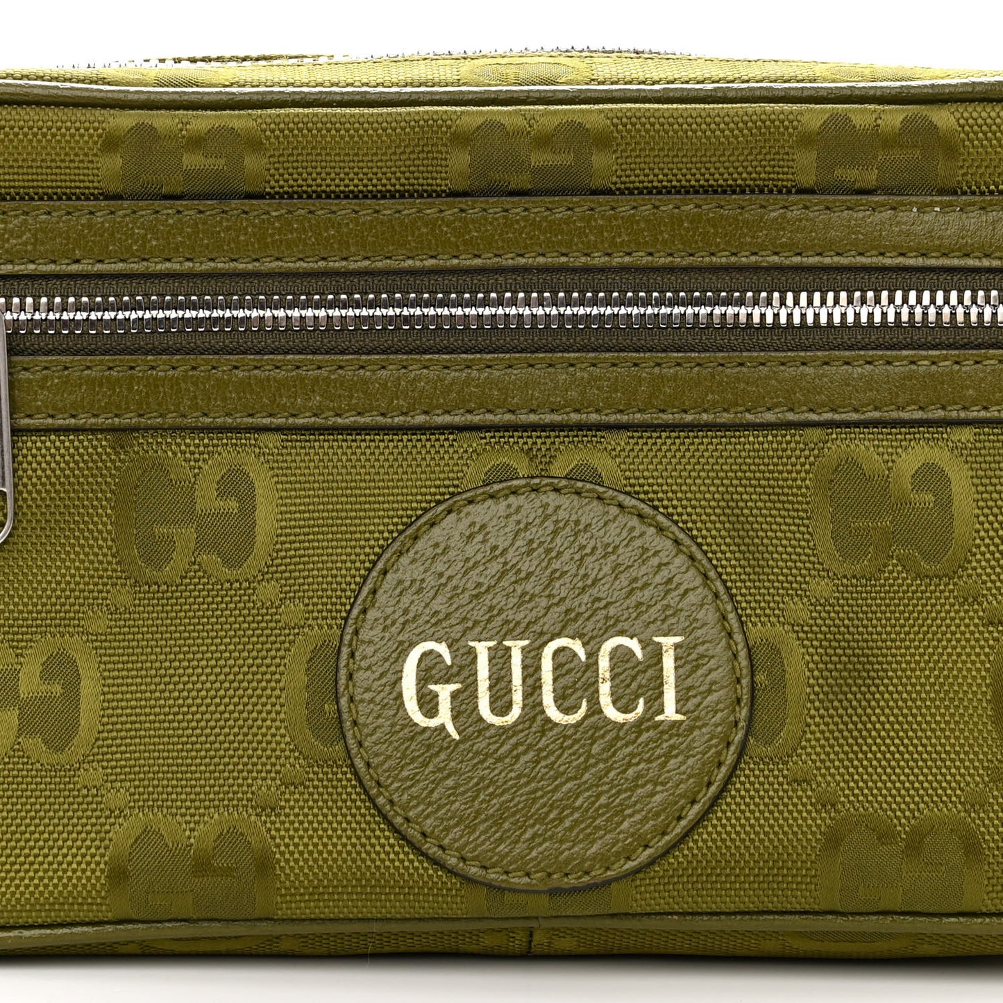 Econyl Nylon Monogram Off The Grid Belt Bag Juniper Green