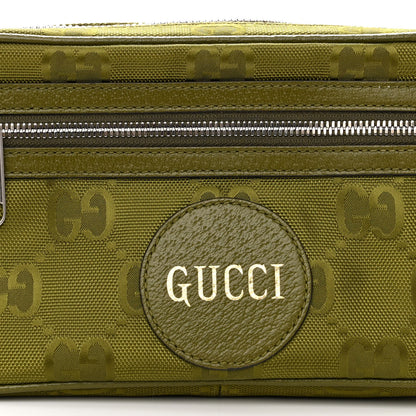 Gucci Econyl Nylon Monogram Off The Grid Belt Bag Juniper Green 7 of 9