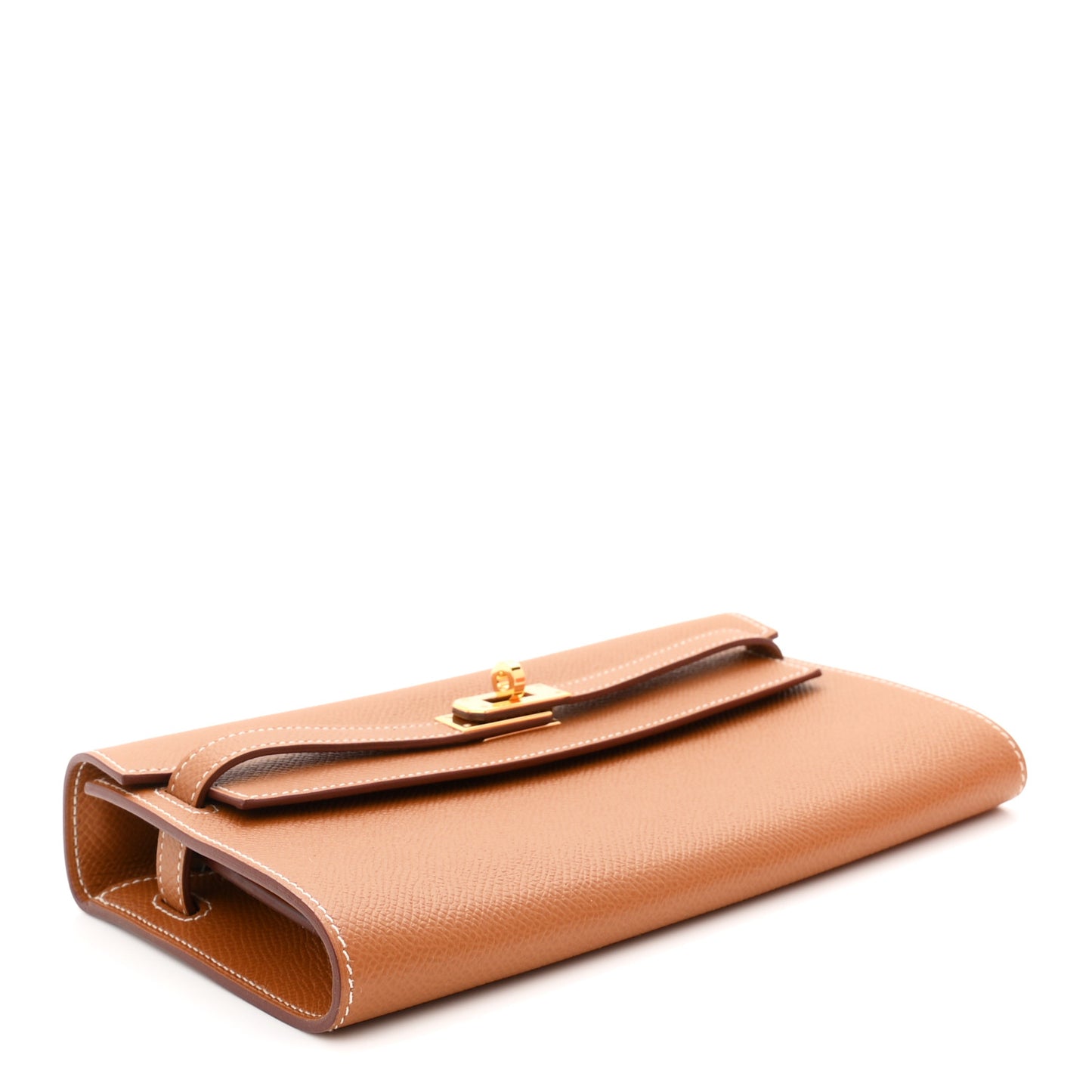 Epsom Kelly Wallet To Go Gold