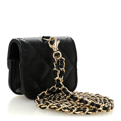 Chanel Caviar Quilted Airpods Pro Case Black 2 of 8