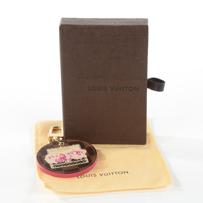 Louis Vuitton Damier Ebene Illustre Posies Bag Charm 6 of 6