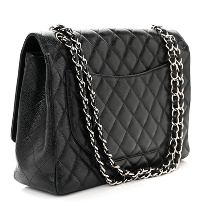 Chanel Caviar Quilted Maxi Single Flap Black 3 of 15