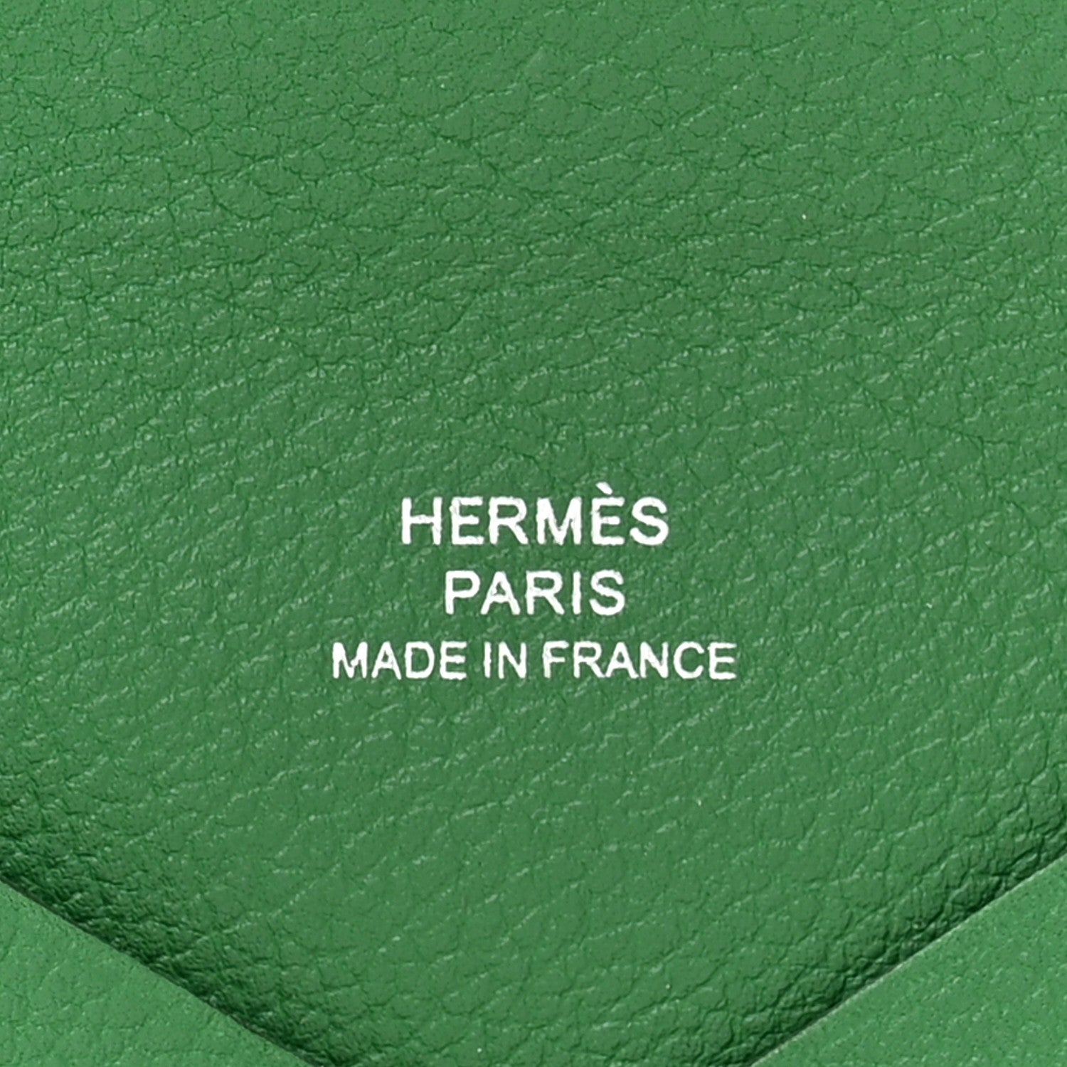 Hermes Evercolor Calvi Card Case Vert Vertigo 6 of 10